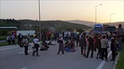 Διαμαρτυρία προσφύγων στο Ωραιόκαστρο για τις συνθήκες σίτισης
