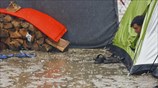Σφοδρή βροχόπτωση στην Ειδομένη
