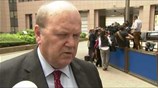 Δηλώσεις Μάικλ Νούναν κατά την προσέλευσή του στο Eurogrooup