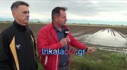 Μεγάλες καταστροφές σε καλλιέργειες στα Τρίκαλα