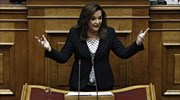 Ντ. Μπακογιάννη: Δεν θα αντέξει η κυβέρνηση ΣΥΡΙΖΑ - ΑΝΕΛ