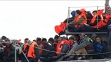 Διάσωση προσφύγων και μεταναστών ανοιχτά της Λευκάδας