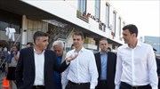 ND leaders pays surprise visit to refugee camp; calls for Helleniko site