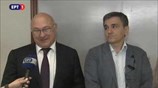Συνάντηση Ευκλείδη Τσακαλώτου με Μισέλ Σαπέν