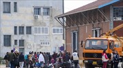 Θεσσαλονίκη: Αποκλεισμός της πύλης του σταθμού εμπορευματοκιβωτίων από πρόσφυγες