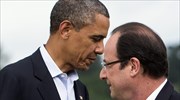 Ομπάμα και Ολάντ συμφώνησαν να ενισχύσουν τη συνεργασία κατά του Ι.Κ.