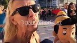 Και ο... Πινόκιο στη συγκέντρωση του «Παραιτηθείτε»