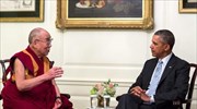 Τον Δαλάι Λάμα υποδέχθηκε ο Ομπάμα