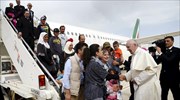 Άλλοι 9 πρόσφυγες αναχώρησαν για τη Ρώμη, προσκεκλημένοι του πάπα Φραγκίσκου