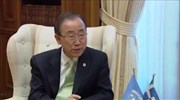 Συνάντηση Αλ. Τσίπρα με τον Γενικό Γραμματέα του ΟΗΕ κ. Μπαν Κι Μούν