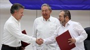 Κολομβία και FARC υπέγραψαν την ιστορική κατάπαυση του πυρός