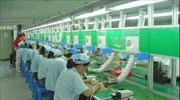 Kίνα: 16,6% η αύξηση της βιομηχανικής παραγωγής