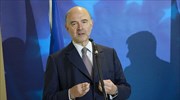 Moscovici: Greek primary budget surplus goals within reach; in Athens next month