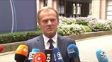 Δηλώσεις Ντ. Τουσκ κατά την άφιξή του στη Σύνοδο Κορυφής