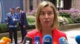 Δηλώσεις Φερντερίκα Μογκερίνι πριν τη Σύνοδο Κορυφής