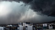 Δυνατή βροχή και χαλάζι στη Δυτική Θεσσαλονίκη