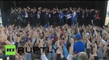 Αποθέωση για τους παίκτες της Εθνικής Ισλανδίας στο Ρέικιαβικ
