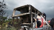 Ταϊβάν: 26 νεκροί από φωτιά σε τουριστικό λεωφορείο