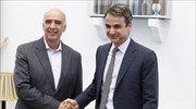 «Σε θερμό κλίμα» η συνάντηση Κυρ. Μητσοτάκη - Β. Μεϊμαράκη