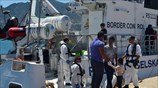 Άφιξη προσφύγων στη Μυτιλήνη