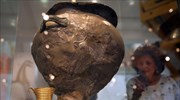Ο «κρατήρας της μάχης» εκτίθεται στο Εθνικό Αρχαιολογικό Μουσείο