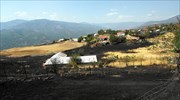 Φωτιά σε αγροτική έκταση στο Κηπάκι Τρικάλων