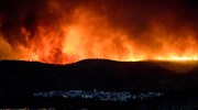 Πυρκαγιές στην Κασσάνδρα Χαλκιδικής από πτώσεις κεραυνών