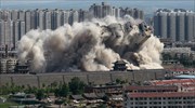 Κατεδάφιση κτηρίων στην κινεζική πόλη Ντατόνγκ