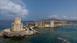 Στιγμιότυπο από το κάστρο της Μεθώνης