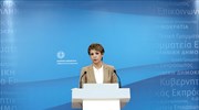 Αποκλείει πρόωρες εκλογές η Όλγα Γεροβασίλη