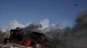 Φωτιά σε αποθήκη στη Φάκα Ασπροπύργου
