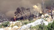 Υπό μερικό έλεγχο η πυρκαγιά στην Παλαιομάνινα Αγρινίου