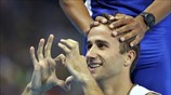 Στιγμιότυπο από τον ημιτελικό των 110μ. με εμπόδια