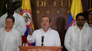Κολομβία: Οριστική κατάπαυση του πυρός κήρυξαν οι FARC