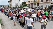 Ιωάννινα: Διαμαρτυρία προσφύγων του καταυλισμού στον Κατσικά
