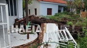 Ανεμοστρόβιλος πέρασε από το Κατάκολο