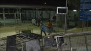 Εικόνες καταστροφής στο hot spot της Μόριας στη Λέσβο