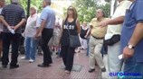 Διαμαρτυρία συνταξιούχων έξω από τα γραφεία του ΕΤΕΑ