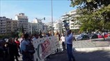 Πορεία και ψήφισμα διαμαρτυρίας από τους εργαζόμενους της ΕΥΑΘ
