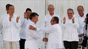 Ισχυρή υποψηφιότητα για το Νόμπελ Ειρήνης θέτει η ειρηνευτική συμφωνία στην Κολομβία