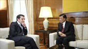 Η συνεργασία Ελλάδας - Κίνας σε νέους τομείς στη συνάντηση Τσίπρα - Γιουνσάν