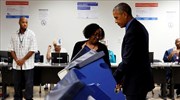 ΗΠΑ: Άσκησε το εκλογικό του δικαίωμα ο Ομπάμα