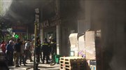 Αναστάτωση στα Χανιά από καπνούς σε αποθήκη σούπερ μάρκετ