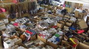 Κατασχέθηκαν χιλιάδες προϊόντα - μαϊμού από αποθήκη στον Κολωνό