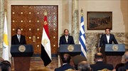 Greek PM Tsipras meets with Egyptian, Cypriot leaders in Cairo; Erdogan quip indirectly cited