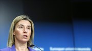 Μογκερίνι: Δεν συζητούνται κυρώσεις κατά Ρωσίας για το συριακό