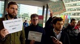 Διαμαρτυρία υπέρ της ελευθερίας του τύπου