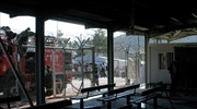 Καταστροφές σε υποδομές της υπηρεσίας ασύλου στη Μόρια