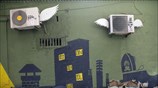 Στιγμιότυπο από το κέντρο της Αθήνας