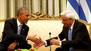 Obama praise for Greece